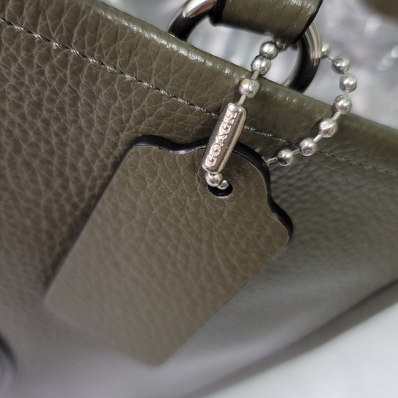 Coach Dempsey Olive Green Pebble Leather Tote - PRICE FIRM - Picture 8 of 12